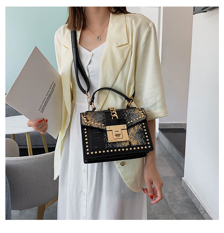 Fashion Alligator Women Shoulder Bags