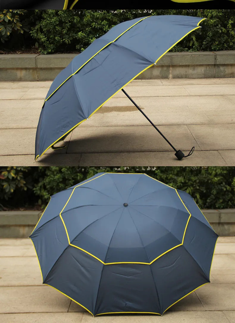 Double fold oversized umbrella