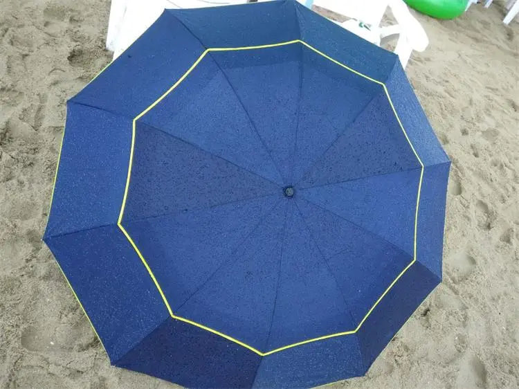 Double fold oversized umbrella