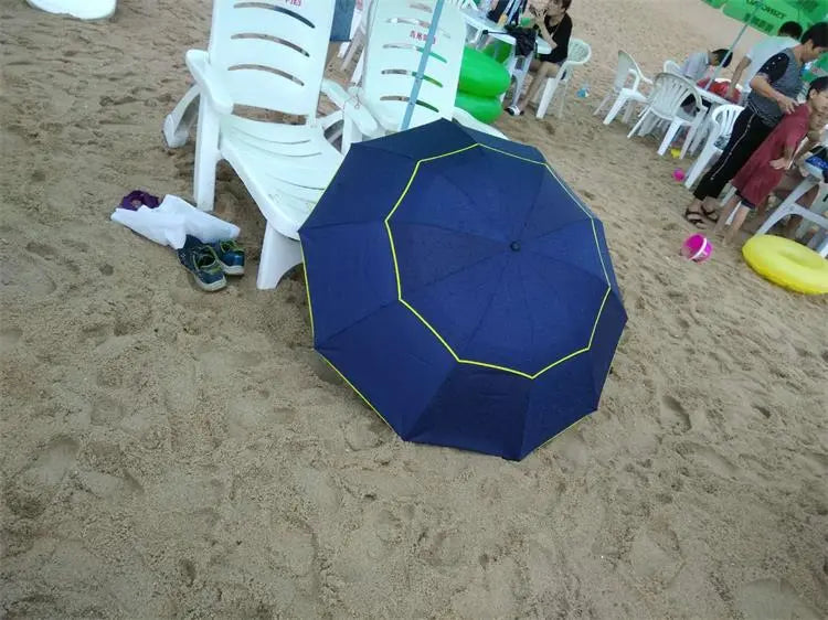 Double fold oversized umbrella