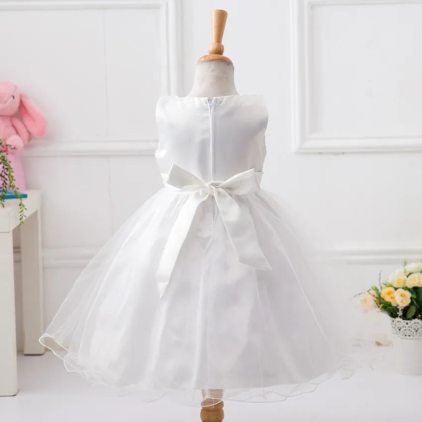 Baby Sequin Dress Flower Girl Wedding Princess Dress