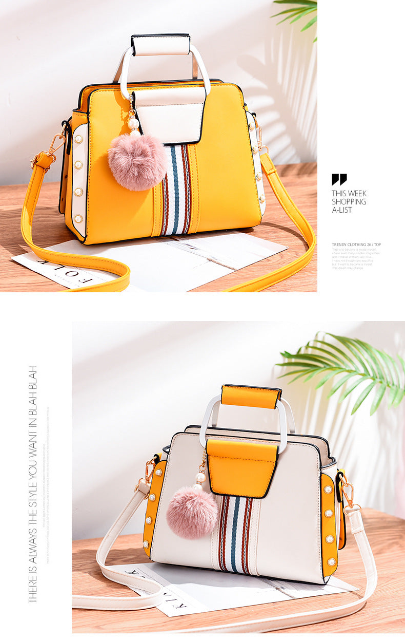 PU Leather Shoulder Messenger Handbag