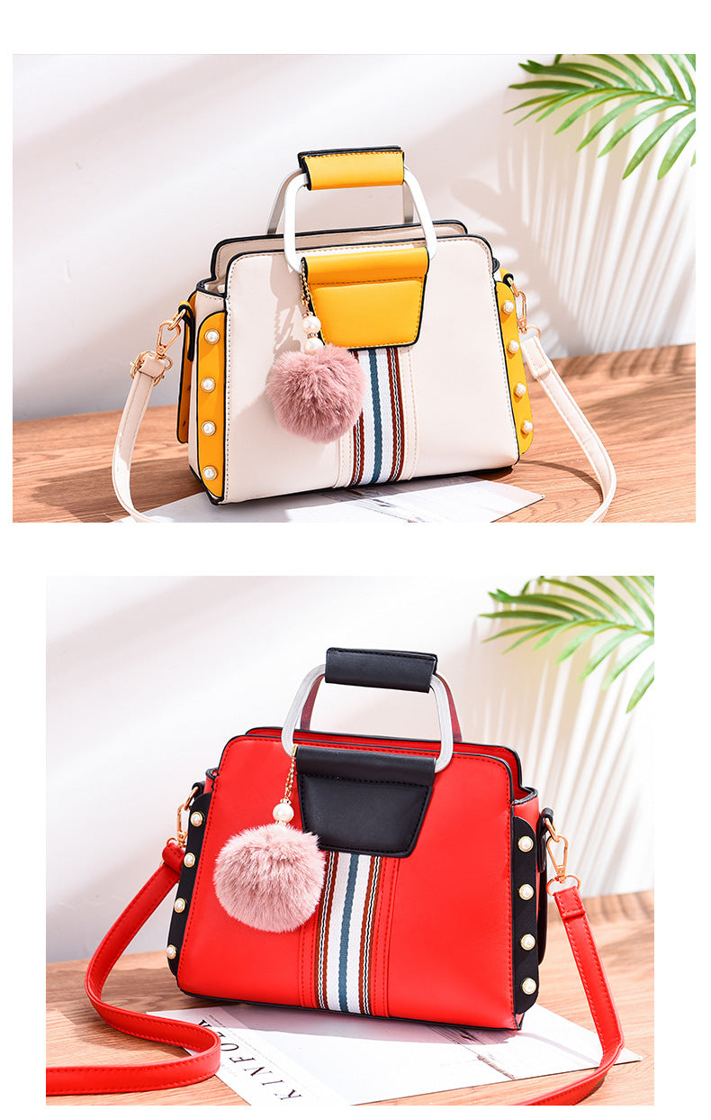 PU Leather Shoulder Messenger Handbag
