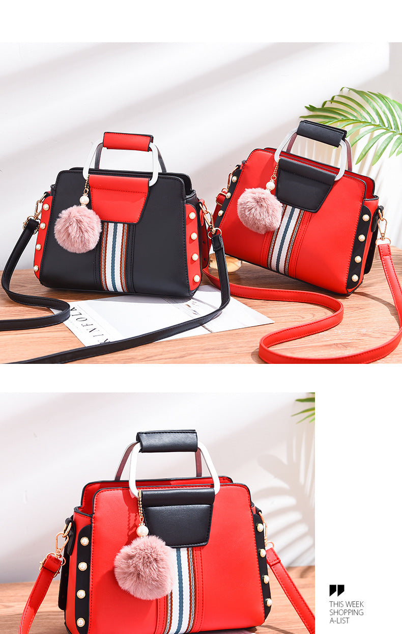PU Leather Shoulder Messenger Handbag