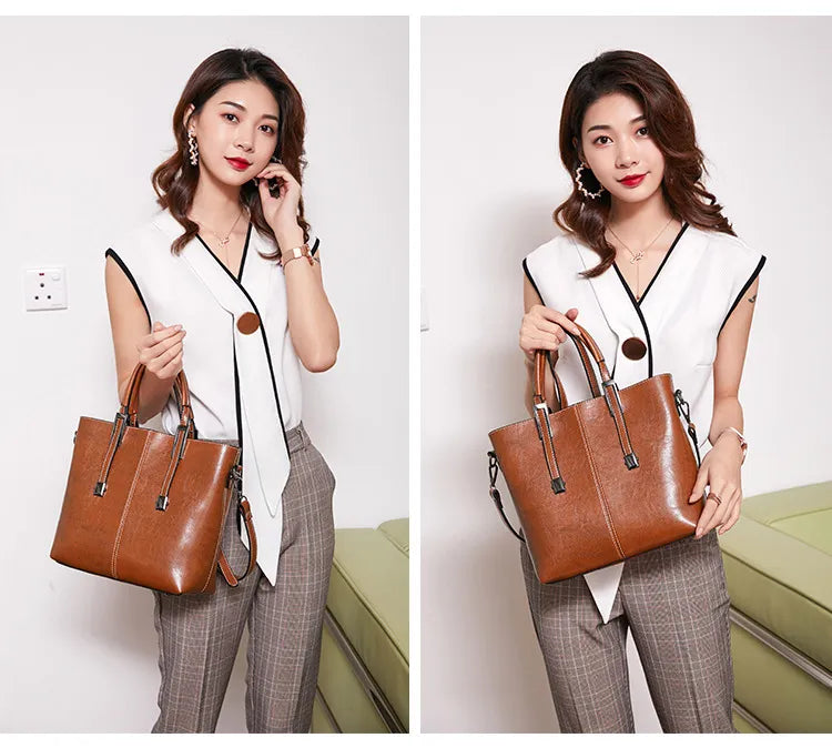 Women's simple fashion handbags
