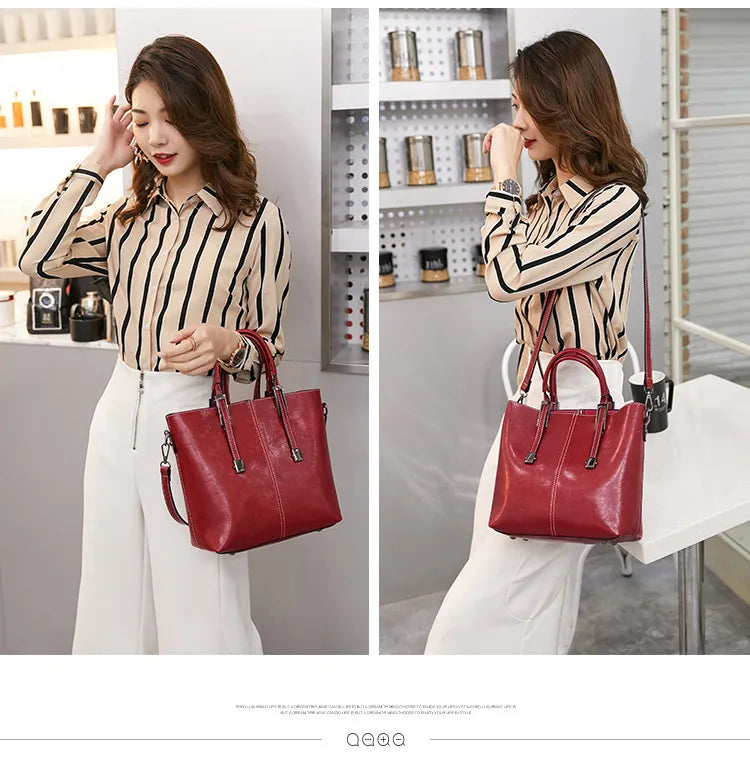Women's simple fashion handbags