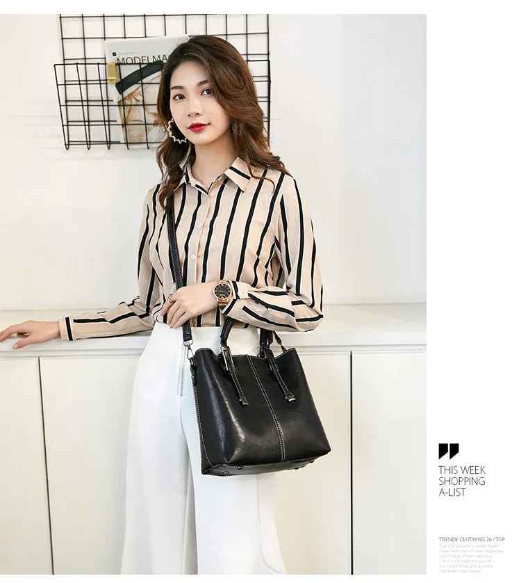 Women's simple fashion handbags