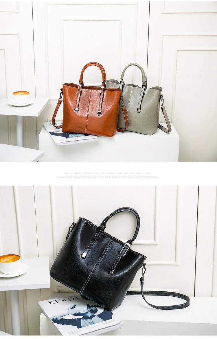 Women's simple fashion handbags