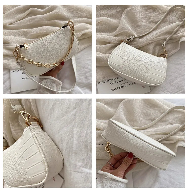 One shoulder armpit bag for women