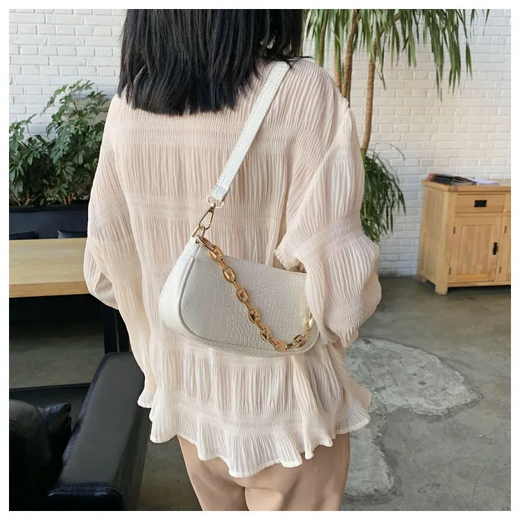 One shoulder armpit bag for women