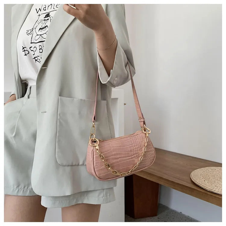 One shoulder armpit bag for women
