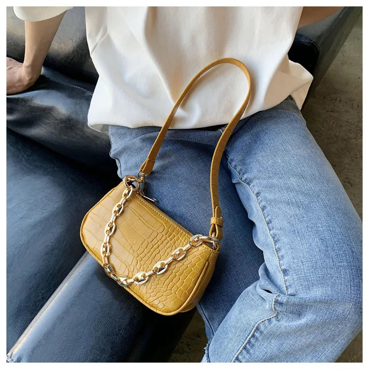 One shoulder armpit bag for women