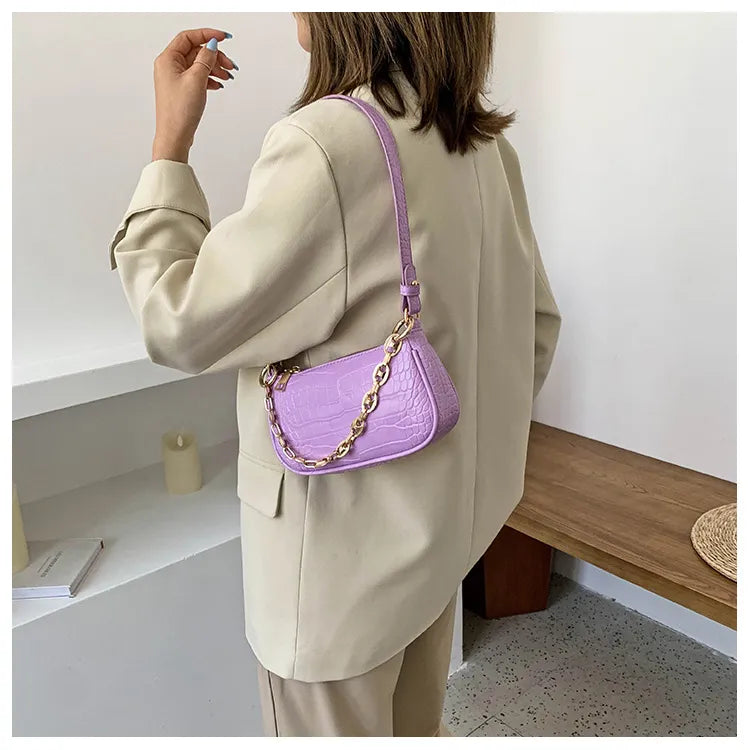 One shoulder armpit bag for women