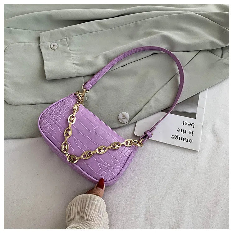 One shoulder armpit bag for women
