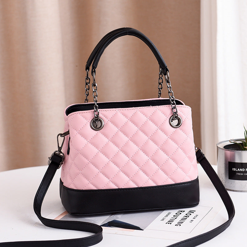 Large cross-body chain bag