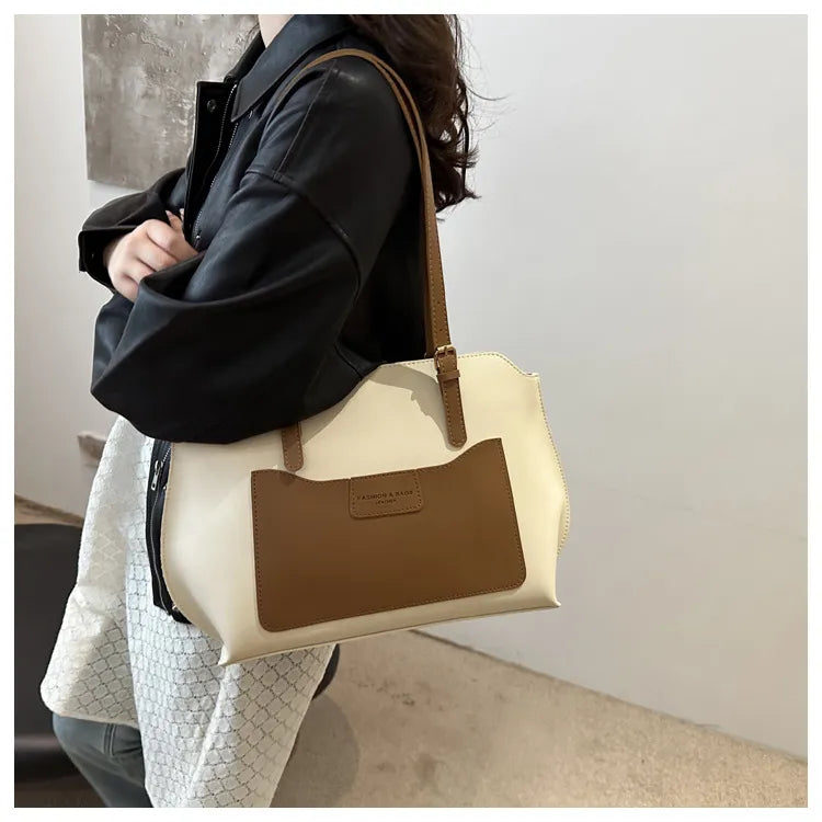 New Color Matching Tote Bag For Women