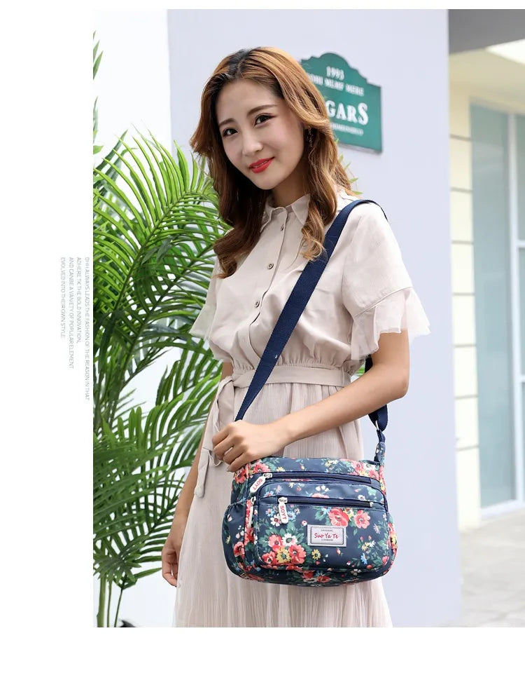 Printed Shoulder Bag Lightweight Outdoor Simplicity Travel