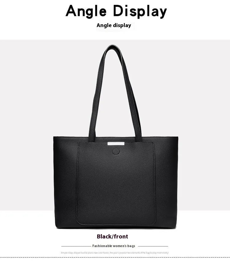Tote Bag Women's Large Capacity Leather Shoulder Bag