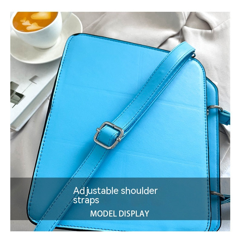 Women's Shoulder Bag Embossed Simple Cross-border PU Soft Leather Textured