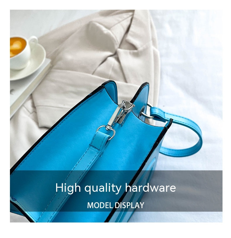 Women's Shoulder Bag Embossed Simple Cross-border PU Soft Leather Textured