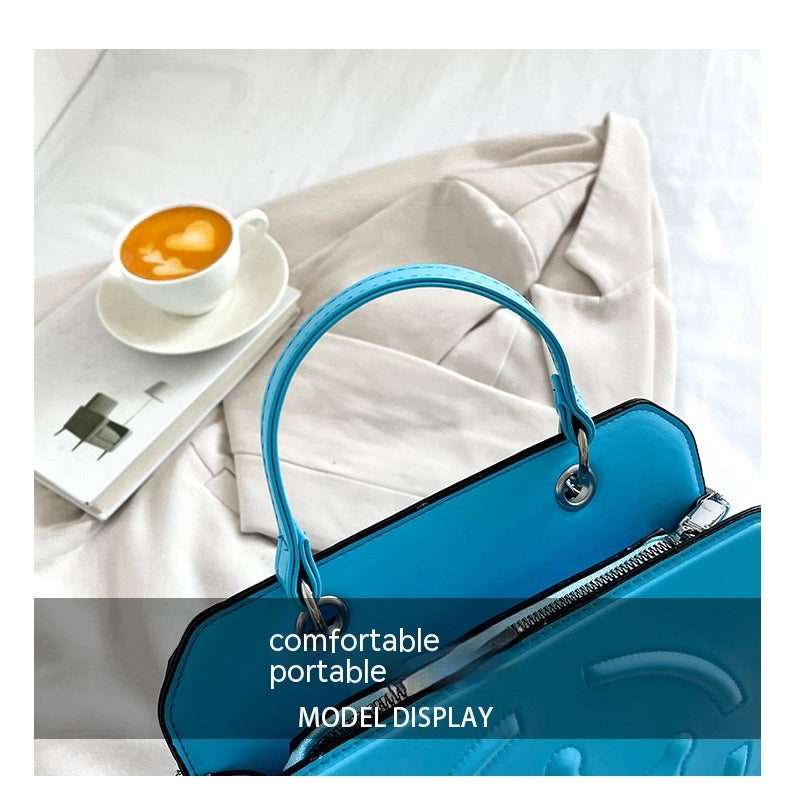 Women's Shoulder Bag Embossed Simple Cross-border PU Soft Leather Textured
