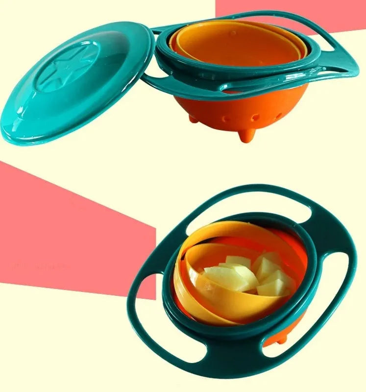 360 Rotate Universal Spill-proof Bowl Dishes