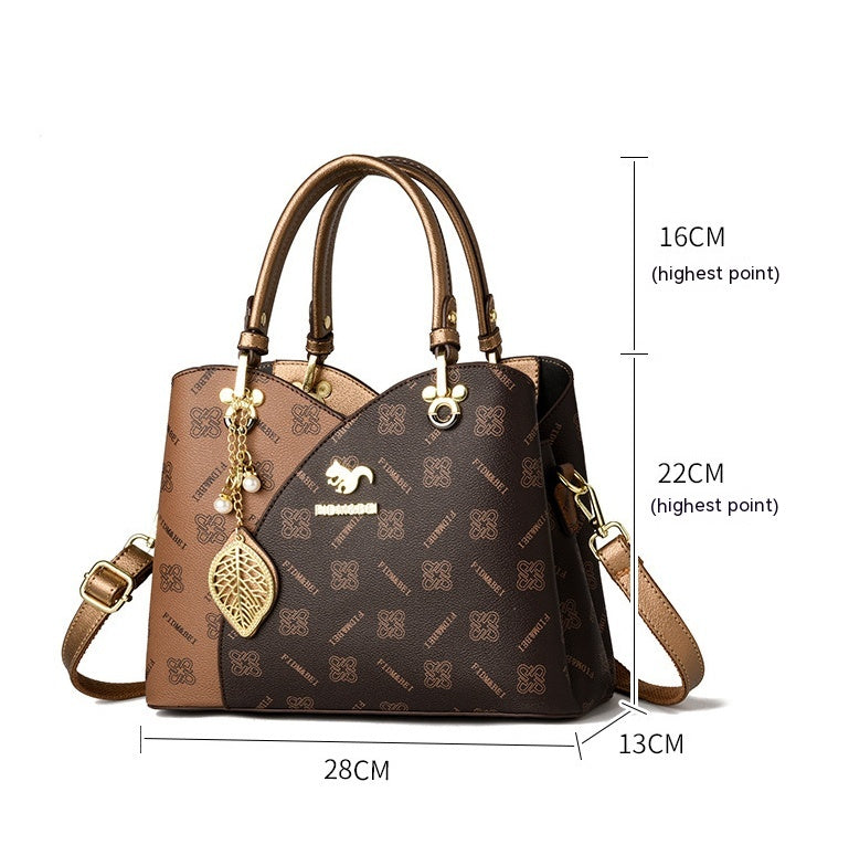 New Diagonal Crossbody Versatile Elegant One-shoulder Handbag For Women