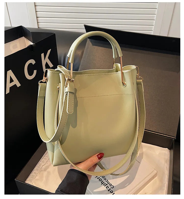 Bucket Bag Simple All-match Portable Shoulder Crossbody Bags