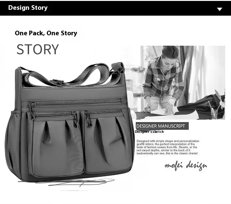 Middle-aged And Elderly Women's Bags Large Capacity Crossbody Korean Style