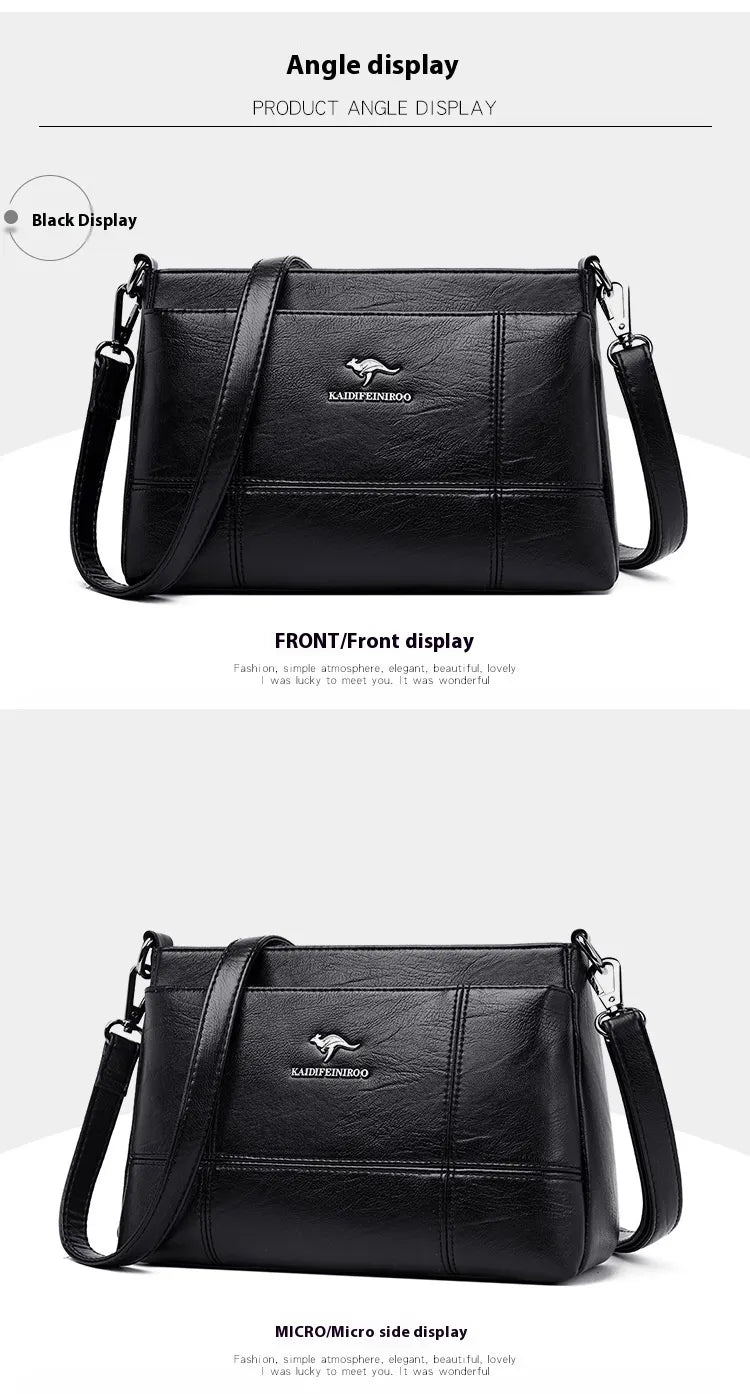 Shoulder Messenger Bag Fashion Generous Handheld Small Square Bag