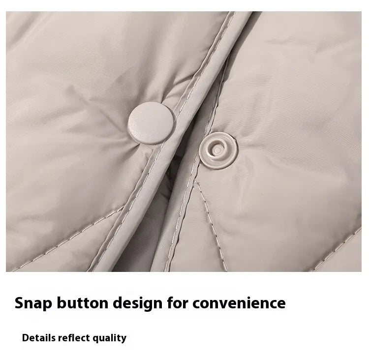 Women's Loose-fitting Lightweight Thin Coat Cotton-padded Jacket