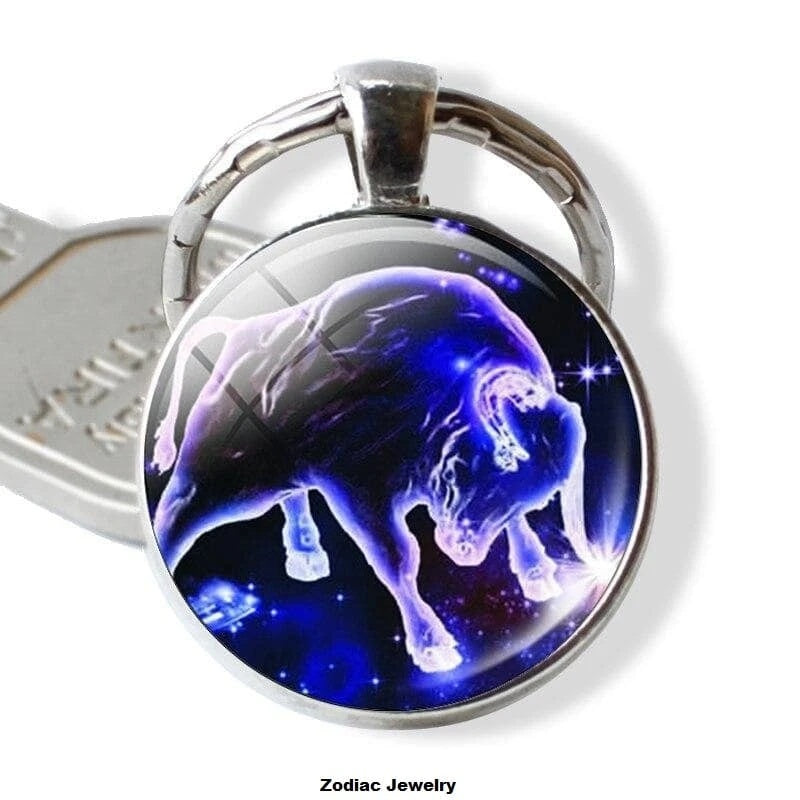 Twelve Constellation Keychain Birthday Gift