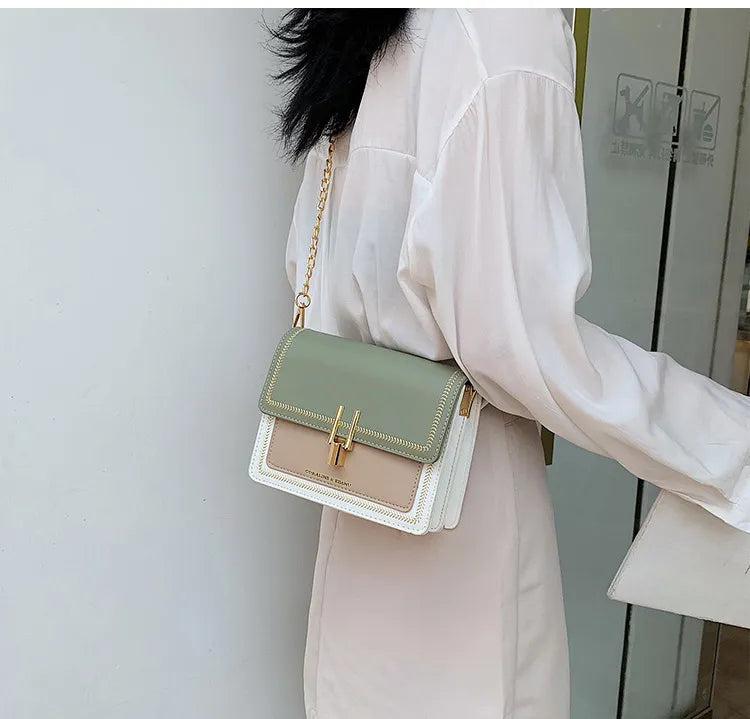 Niche Ins Internet Celebrity Women's Wide Strap Crossbody Bag