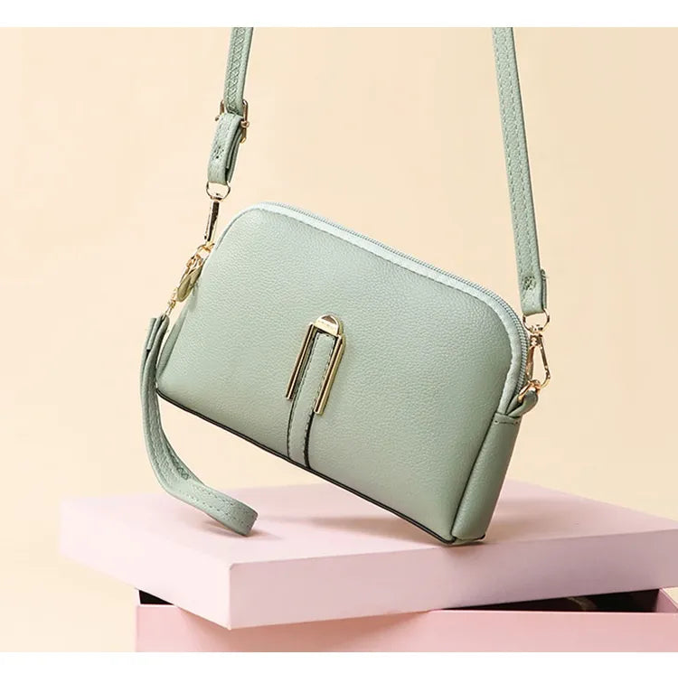 Women's Solid Color Mobile Phone Simple Messenger Bag