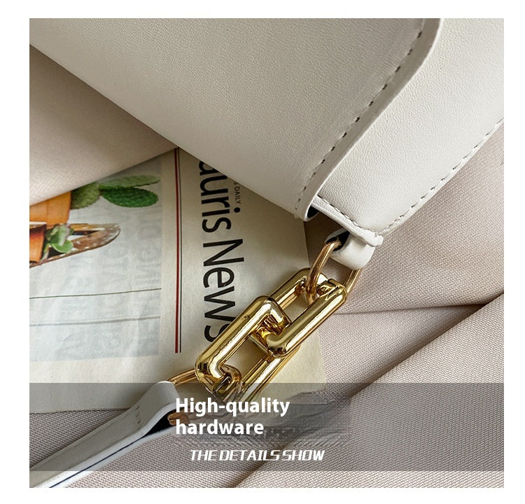 French Casual Bag Western Style Underarm Bag Shoulder Chain