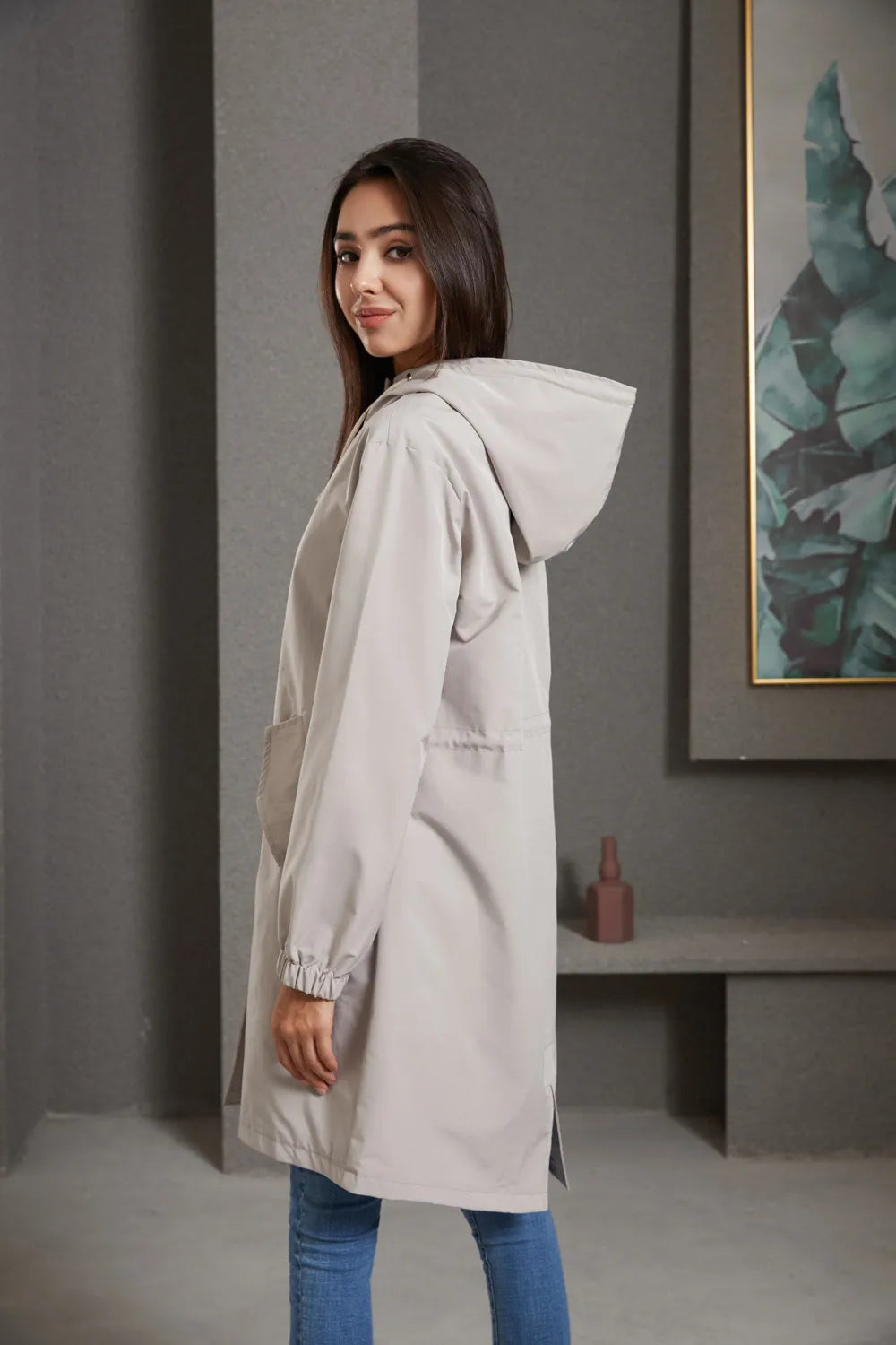 Waterproof Anorak Women's Casual Long Coat