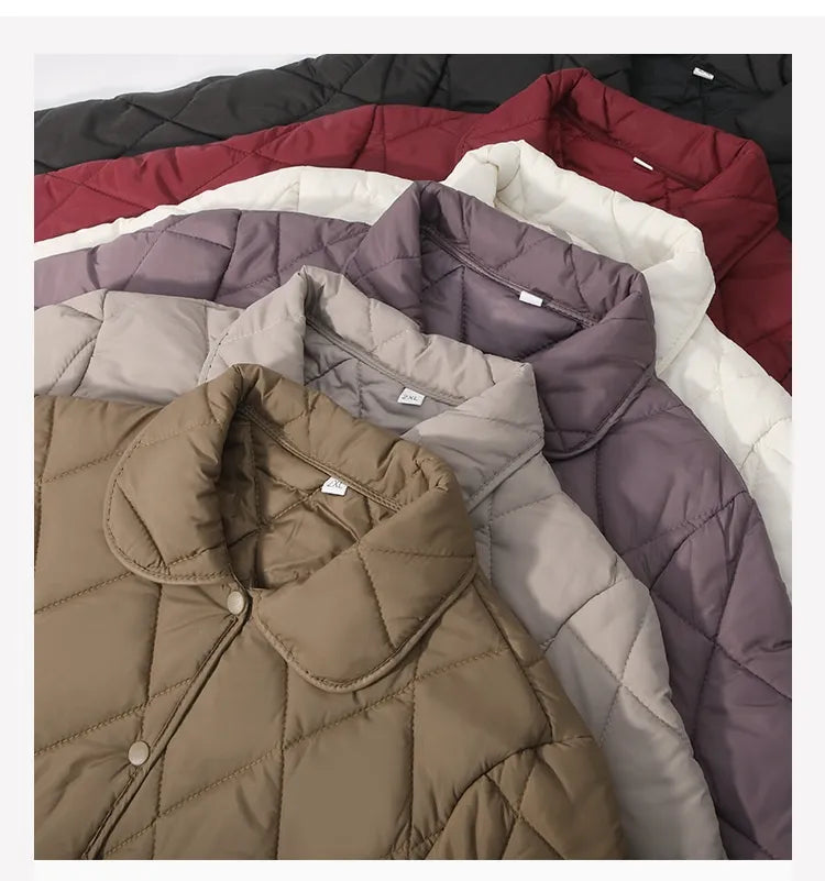 Women's Loose-fitting Lightweight Thin Coat Cotton-padded Jacket