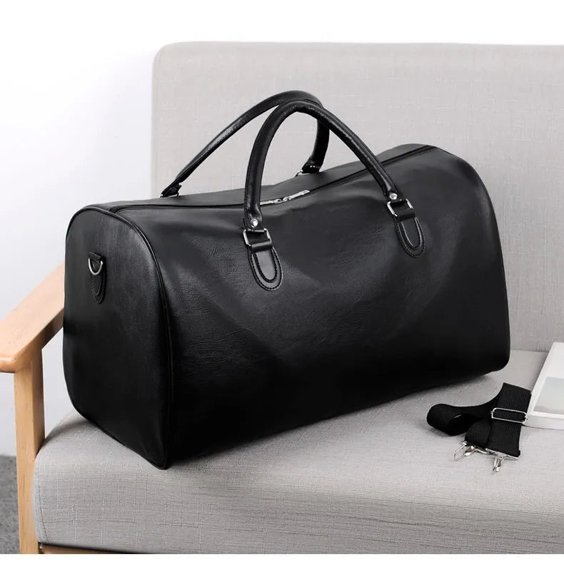 Fashion Commuter Leather Portable Travel Bag