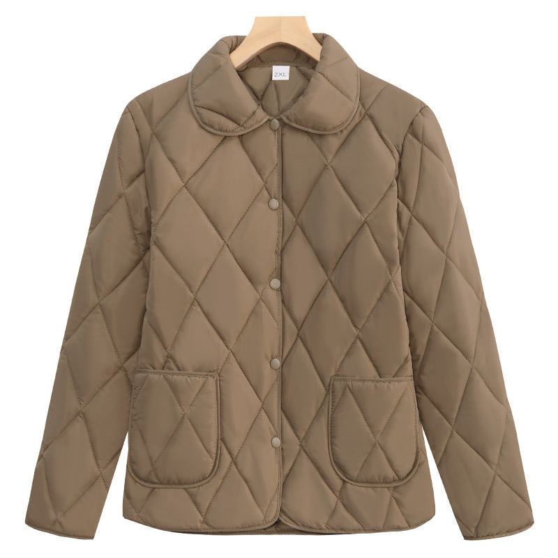 Women's Loose-fitting Lightweight Thin Coat Cotton-padded Jacket