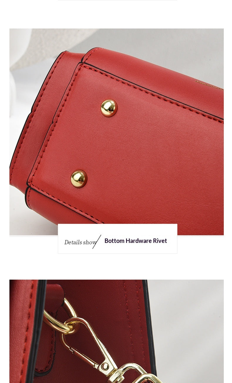 Womens New Chinese-Style National-Flair Embroidered Crane Fashion Crossbody Tote Bag