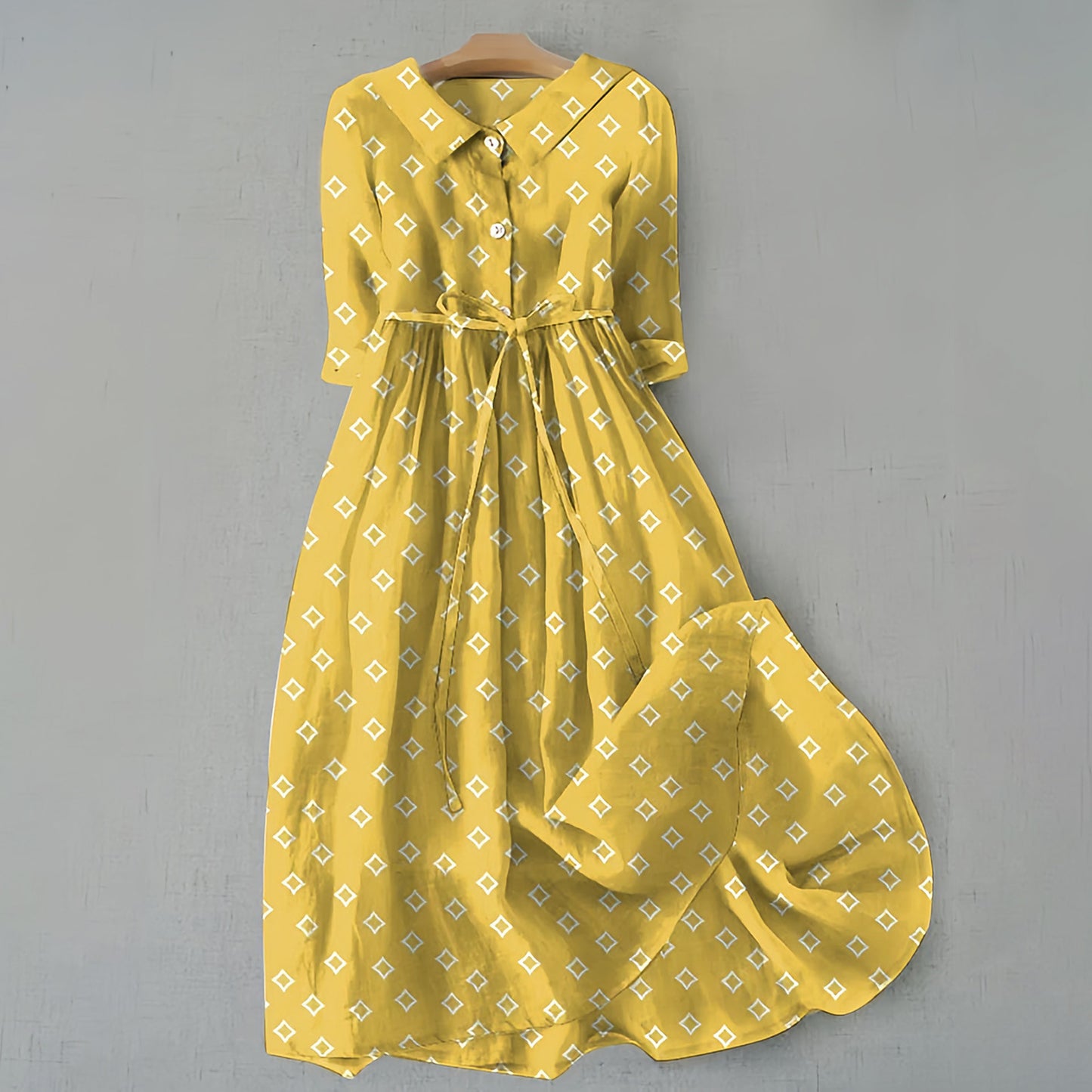 Shirt Dress Bohemian Vacation Style