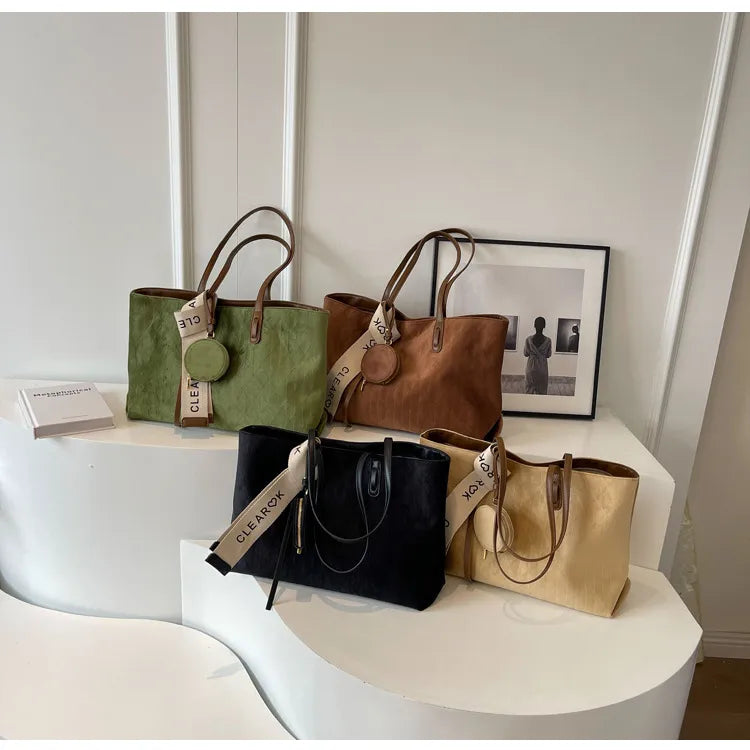 Casual Large Capacity Totes Women's Large Shoulder Bag