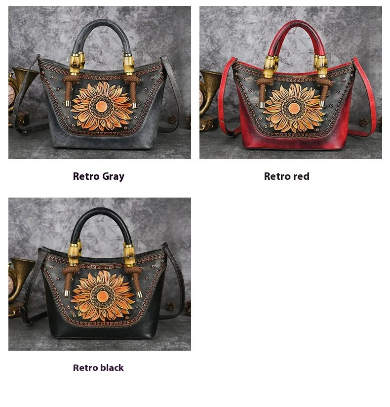 High-grade Elegant Middle-aged One-shoulder Versatile Crossbody Bag