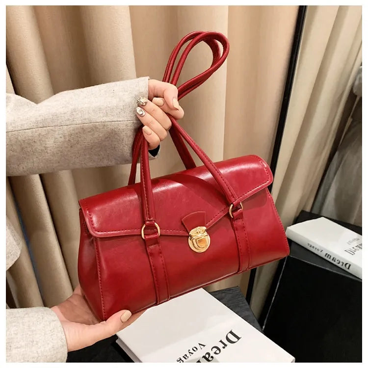 Retro High-grade Underarm Document Tote Bag Women