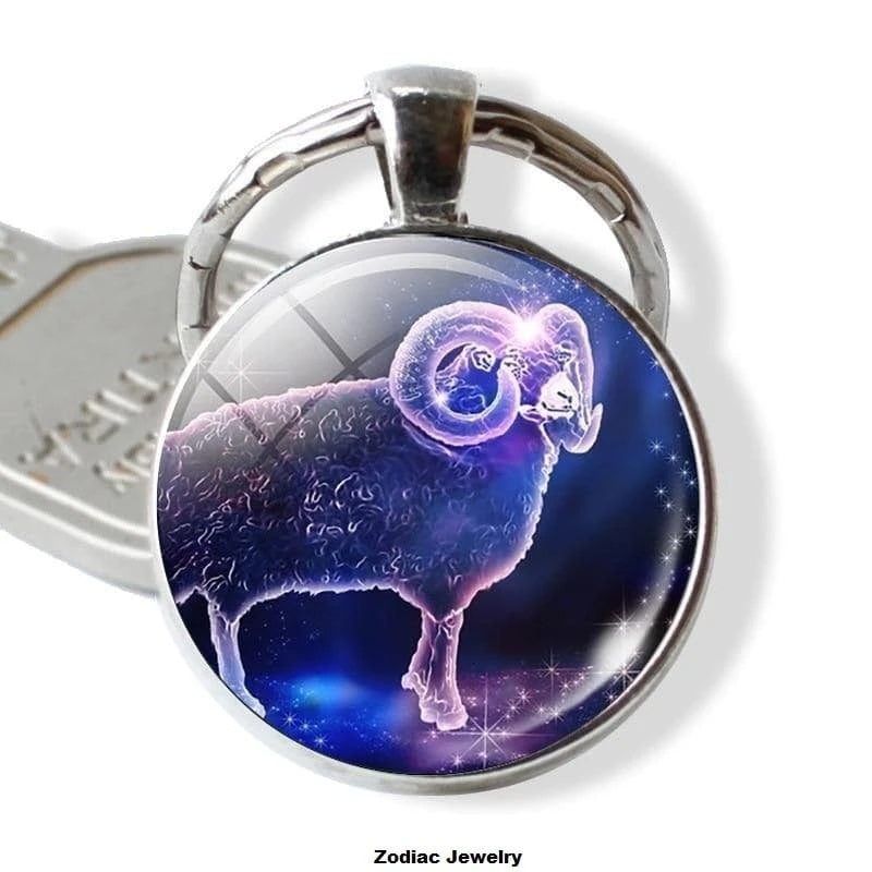 Twelve Constellation Keychain Birthday Gift