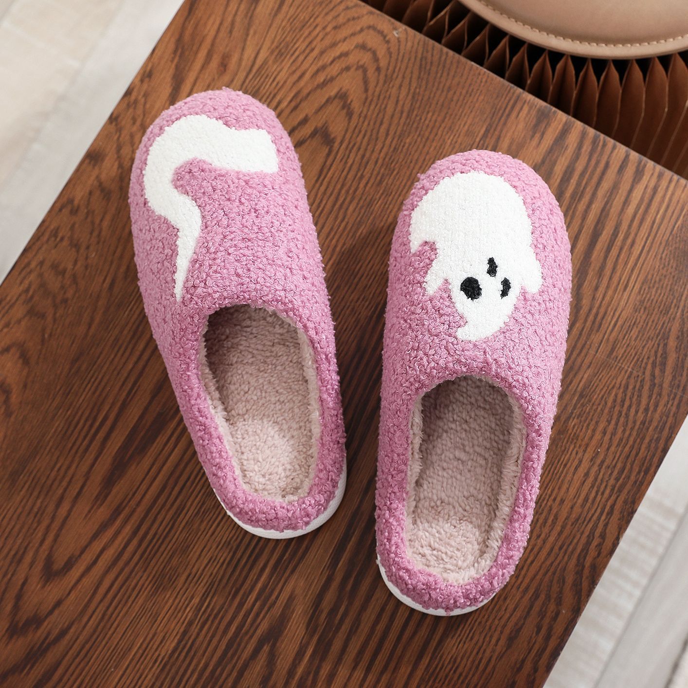 Halloween Ghost Home Cute Cartoon Household Cotton Slippers