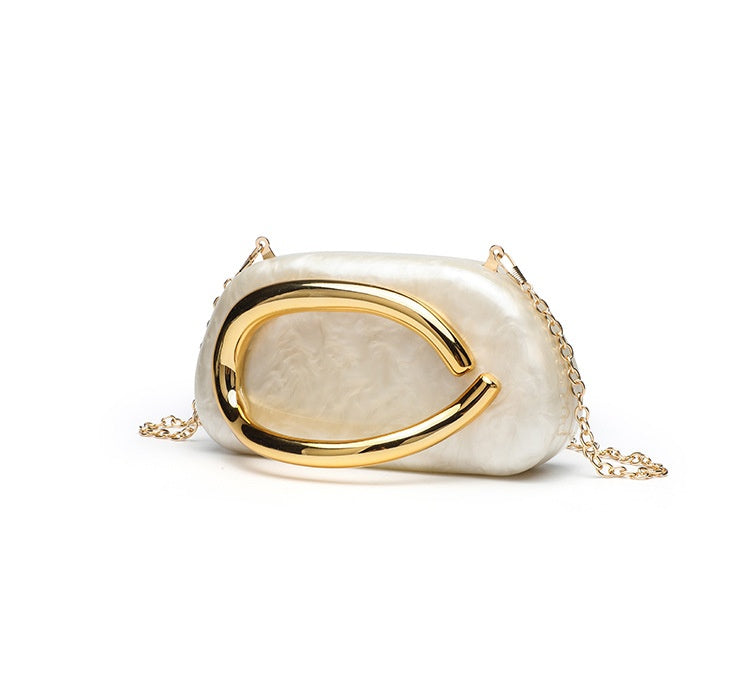 Acrylic Dinner Clutch Shoulder Crossbody Bag