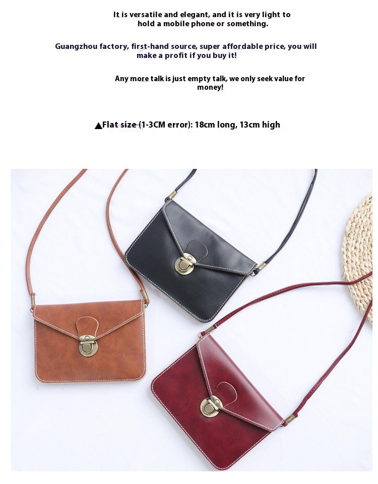 Retro Fashion Shoulder Messenger Bag