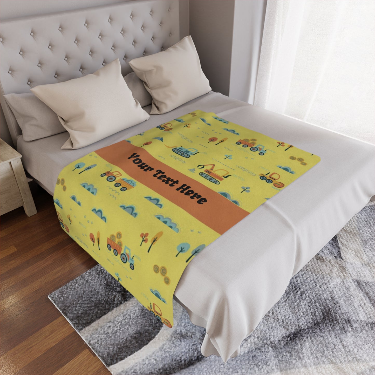 Microfiber Blanket - Personalize With Kids Themes