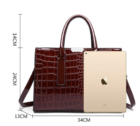 Diagonal cross bag Solid color stone tote bag